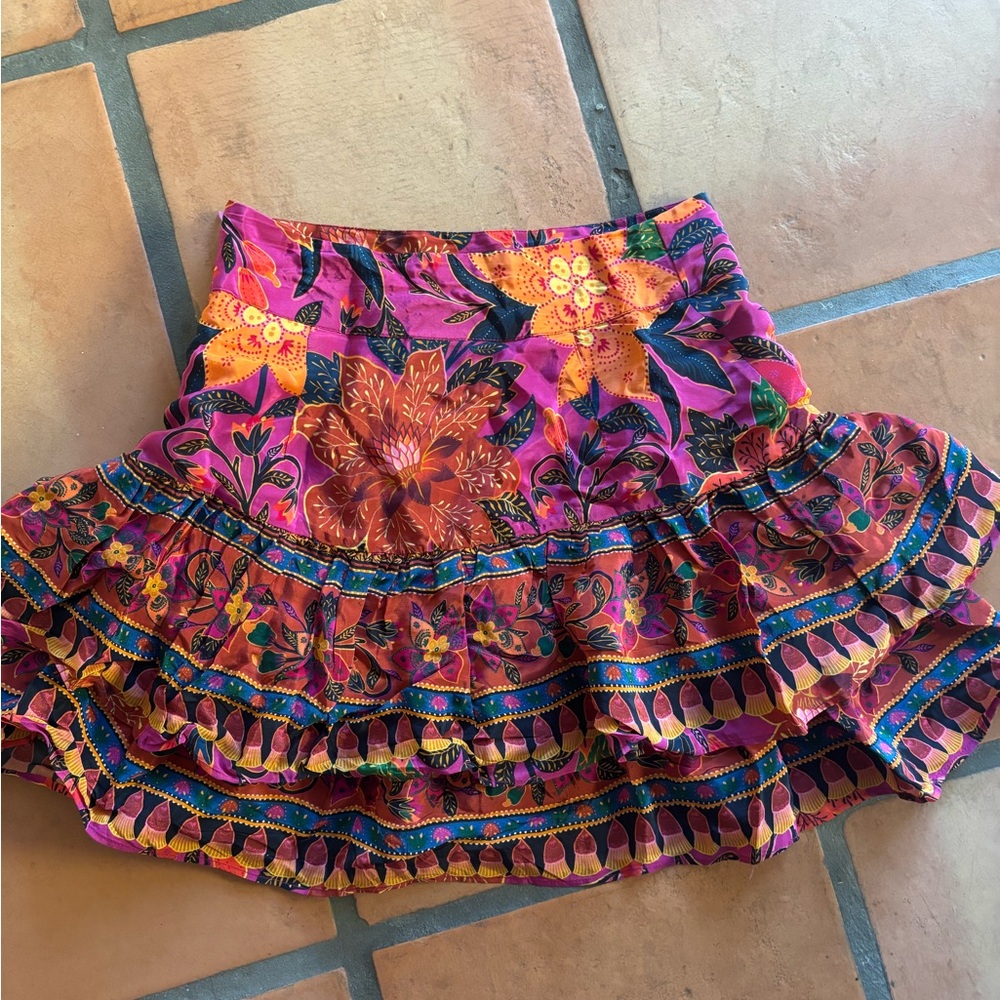 Farm Rio mini skirt size xs resort wear